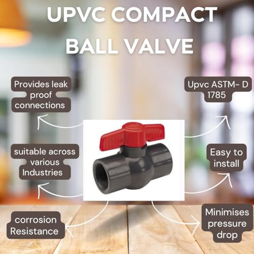 Image of UPVC Compact ball valve (1 /2 inch-20mm) -1 pc