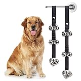 Orangelight 2 Pack Dog Doorbell Training Adjustable Premium Quality Door Bell for Puppy Ring to go Outside Potty Bells Premium Quality Nylon Dog Loud Bells