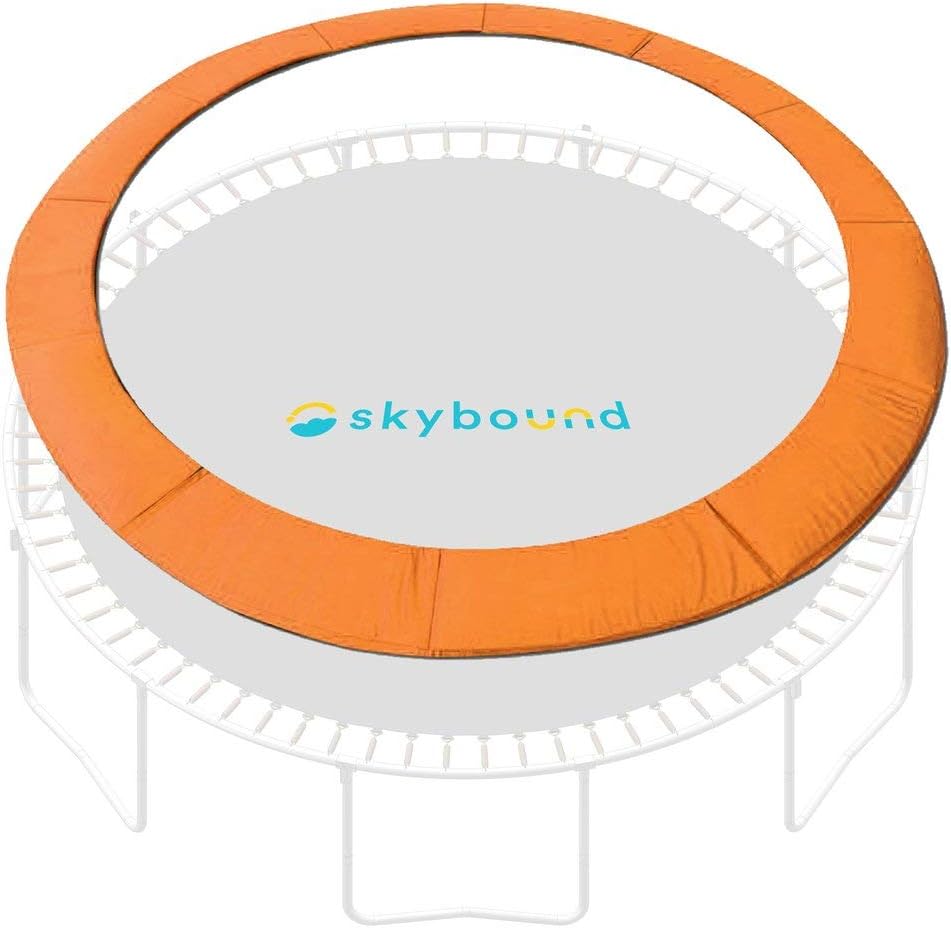 SkyBound Universal Replacement Trampoline Safety Pad - Fits 12ft 14ft 15ft Frames - No Holes for Poles - Variety of Colors