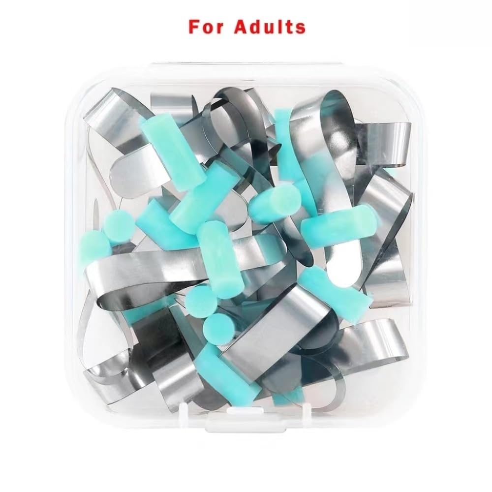 100 Piezas de Hoja de moldeo Dental, Perfil de sección Transversal de ortodoncia, Matriz metálica, Material Dental de poliéster(100pcs Green)