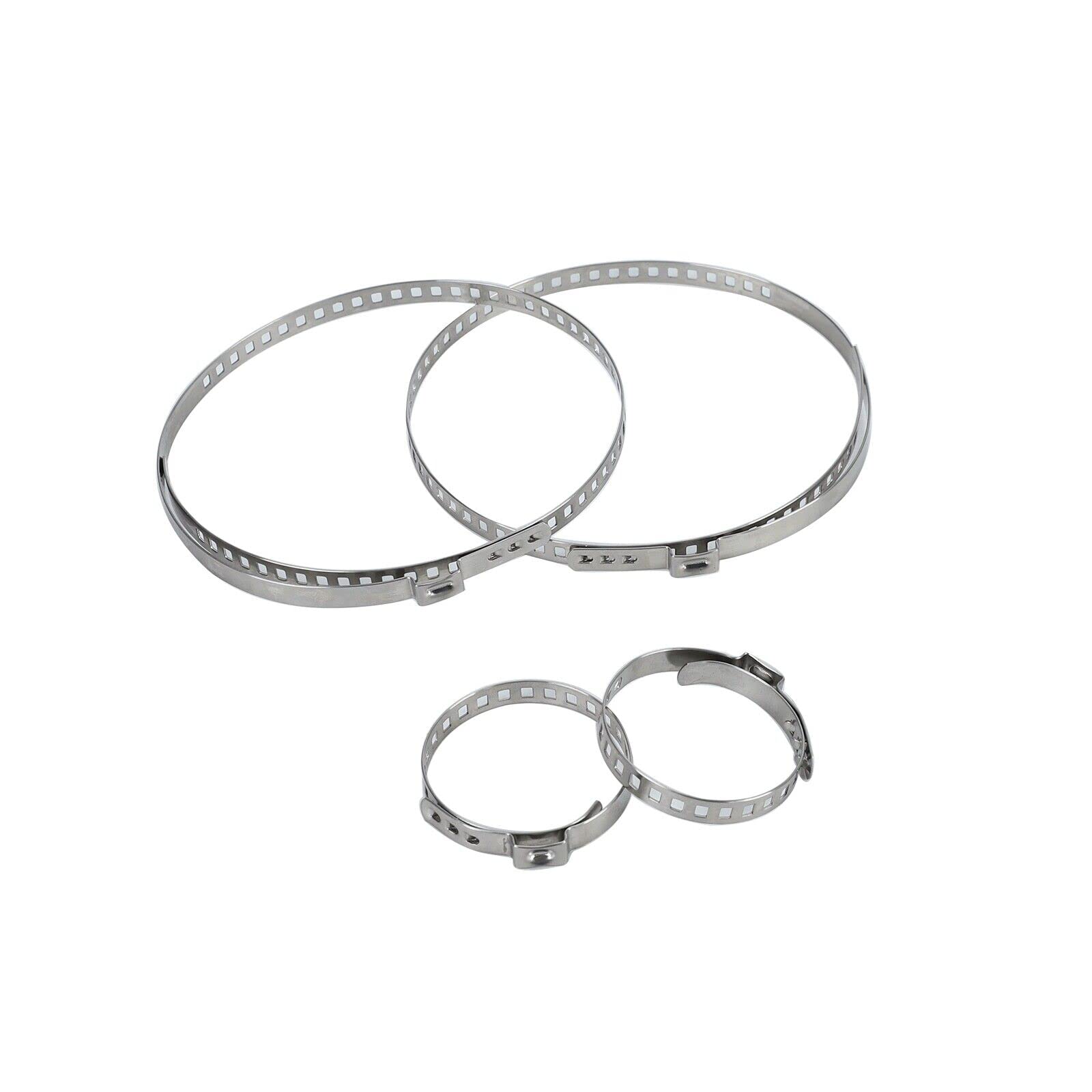 Car Drive Shaft Axle Boot CV Joint Boot Clamps Adjustable Stainless Steel Clip E - Foto 4