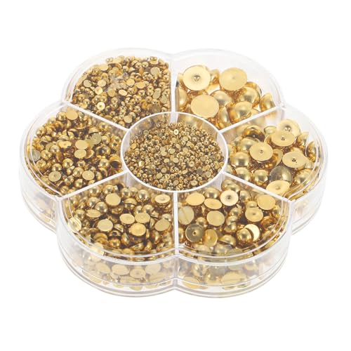 Anneome 100pcs Decorative Nail Pearls Multi-Functional Craft Pearls Jewelry Accessories for DIY