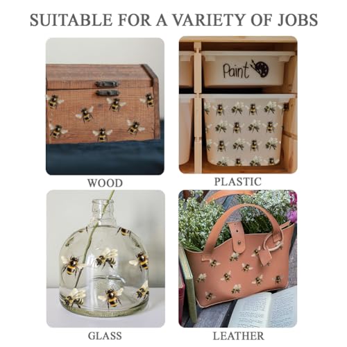 Calcomanías de abejas para decorar scrapbooking y restaurar cómodas vintage 8