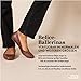 Amazon Essentials Belice Ballerinas für Damen, schwarzes Kunstleder, 40.5 EU Weit