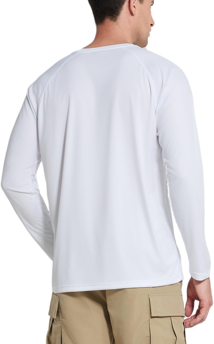 Men's Sun Protection Shirts UPF 50+ UV SPF Long Sleeve Rash Guard Shirt Fishing Hiking Running Lightweight