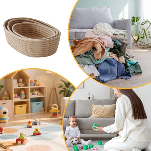 Panier pour chambre de bébé et placards de dortoir avec bacs en coton pliables