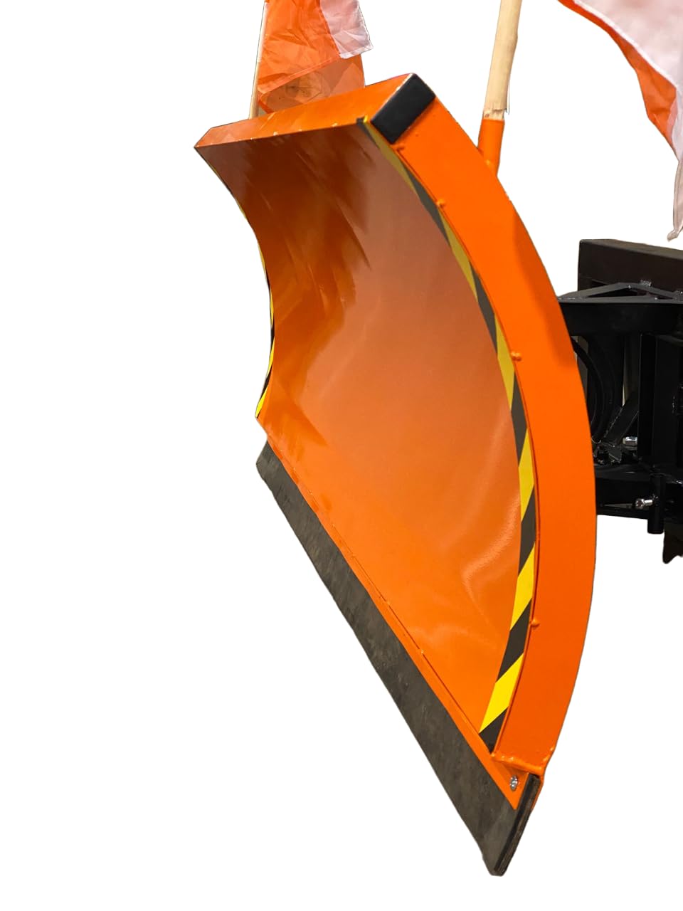 Schneepflug Räumschild Schneeschild Schneeschieber mit Euro Aufnahme Orange / 200 x 75 cm inkl. Hydraulikzubehör
