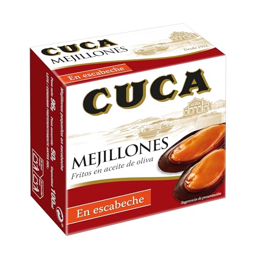 Cuca Mejillones en Escabeche Pequeños 96 gr