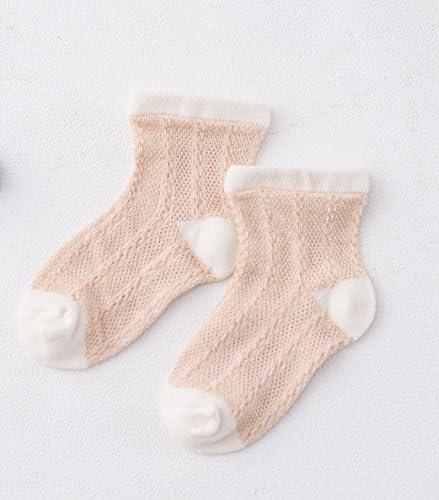 GZMM® Newborn Baby Organic Cotton Socks 5 Pairs Pack For 0-24months Infant Toddler - Image 5