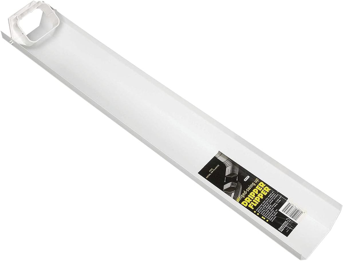 Amerimax 2 in. H x 3 in. W x 30 in. L White Vinyl Downspout Extension