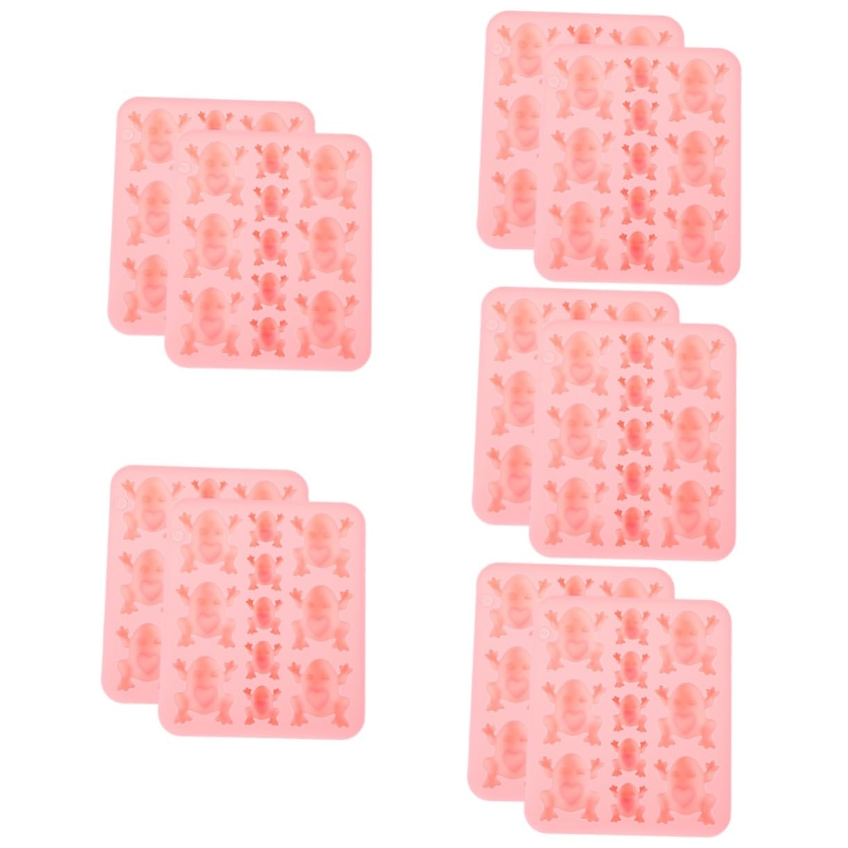 HOMSFOU 5 Series Rana Chocolates Y Dulces Herramientas De Repostería Diy Flexible Limpiar Decorar Pasteles Y Fiestas 2 Piezas X 5