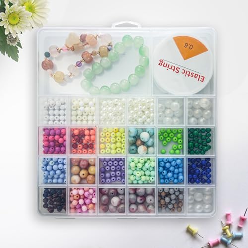 Image of 26 Grids Bead Organizer Box, Tackle Box Organizer, Plastic Jewelry Organizer Bead Containers for Organizing