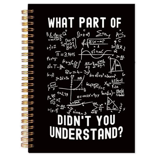 OHDCE Funny Math Spiral Notebooks, A Day Without Math Is
