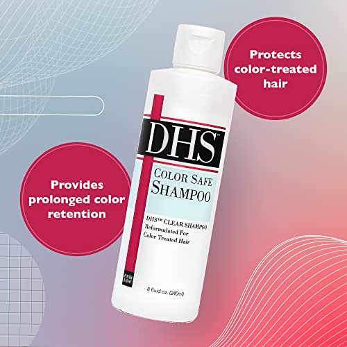 Dhs Color Safe Shampoo - Women’s And Men’s Shampoo For Color Treated Hair / Unscented Color Protecting Shampoo Cleans Hair And Preserves Color / Paraben-Free, Fragrance-Free, And Dye-Free / 8Oz #TOP4