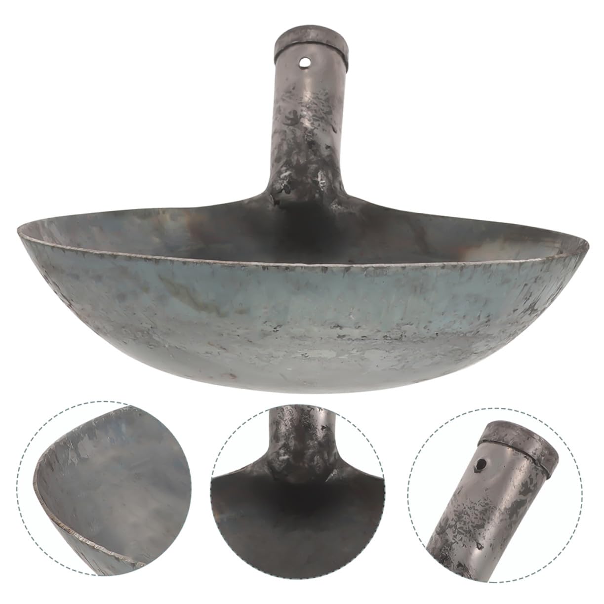 Supvox Eisenkelle Wasserschöpfer für Garten und Küche Tragbare Gießschaufel mit Ergonomischem Griff Multifunktionale Handwerkzeug für Gartenpflege und Außenküche