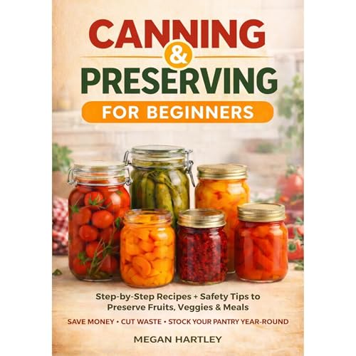Canning and Preserving for Beginners Audiolibro Por Megan Hartley arte de portada