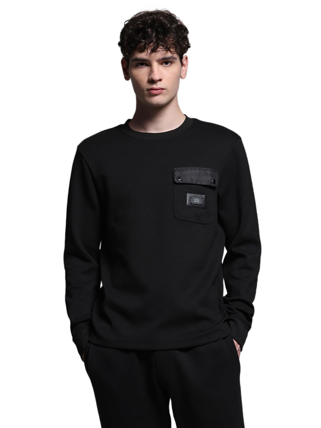 jack & jones Men's Cotton Blend Round Neck Sweatshirt-picture-17