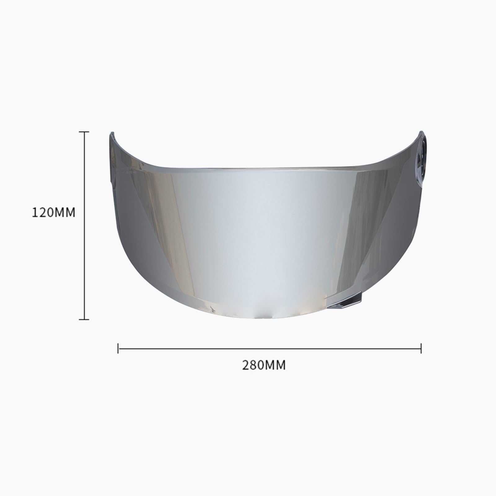 Acouto Caschi Motociclistici Lens Visor Sostituzione per LS2 FF358 FF396 Anti-fog Anti-fog Anti-fog con più Colori Elevata flessibilità (SILVER)