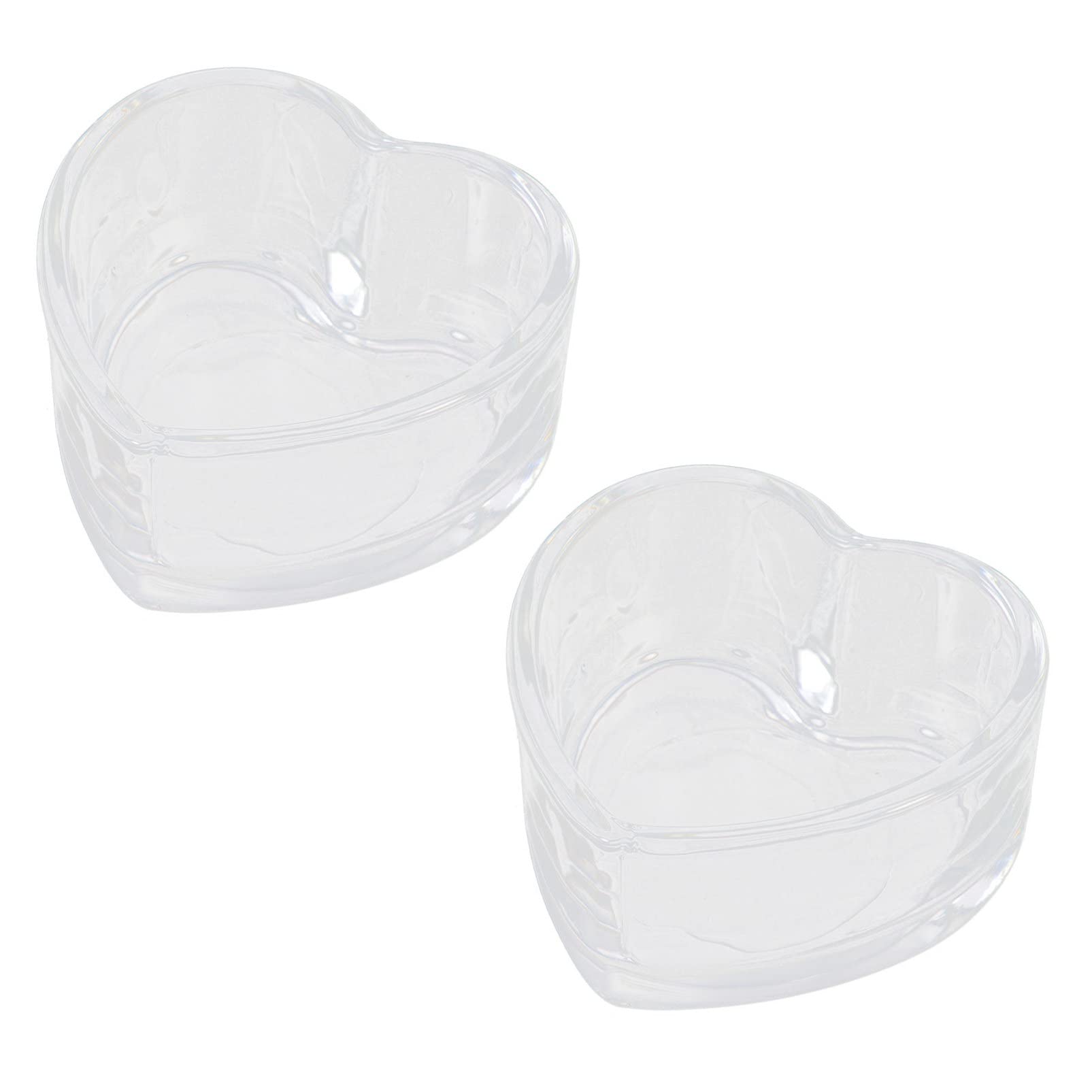 Balacoo 2Pcs Transparent Water Bowls Feeding Dishes for Pets Compact Spills for Chinchillas and