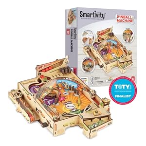 Smartivity DIY Pinball STEM Fun Toys for Age 8 to 14, Toy for Boys & Girls Age 8-10-12, Science Toy, Educational & Construction Based Activity Game, Made in India, by IIT Delhi Alumni