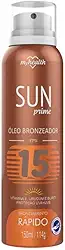 Oleo Bronzeador Bronzeamento Rápido vitamina E 15 fps