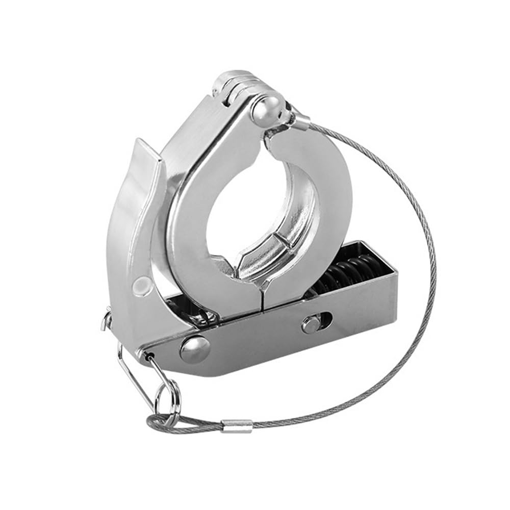 AVCRAY KF25 Toggle Clamp with Cotter Pin Quick-Release Vacuum Clamp Spring Pressure Handle Aluminum Clamp Vacuum Flange for Vacuum Pipe Vacuum Fittings (KF25)