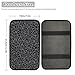 Dreaweet Black Leopard Print Car Center Console Cover Cheetah Print Car Accessories for Women Arm Rest Cover for SUV Sedan Non-Slip Comfortable Car Armrest Cover Pad,Easy to Install