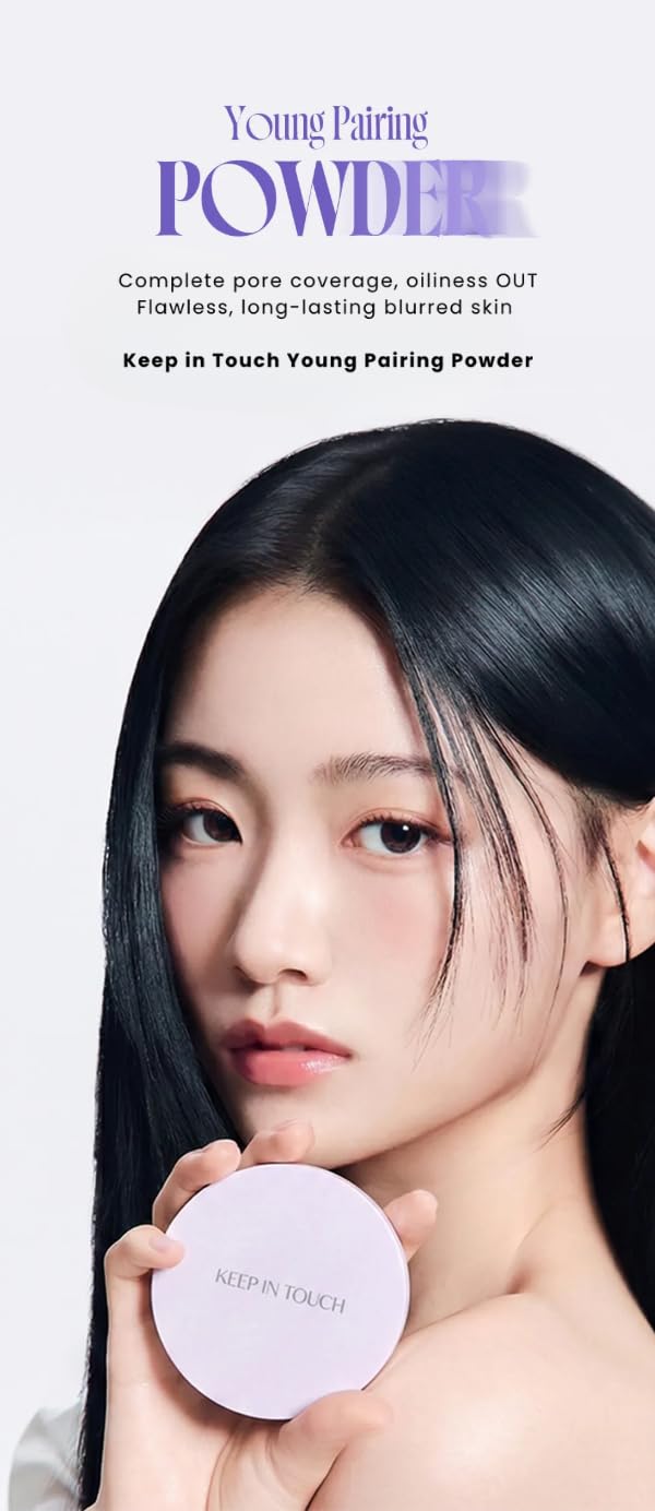 Young Pairing is a perfect loose powder, masking the sebum and creating silky-like skin texture. Perfect for creating all-day makeup. (Young pairing sebum finish powder)