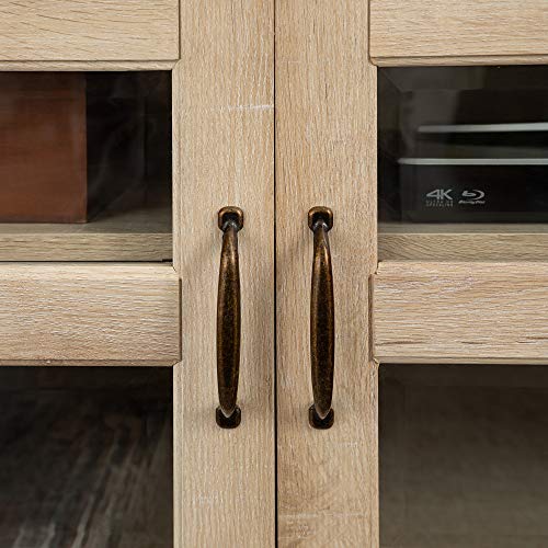 image for Walker Edison Furniture Simple Wood Stand for TV's up to 48