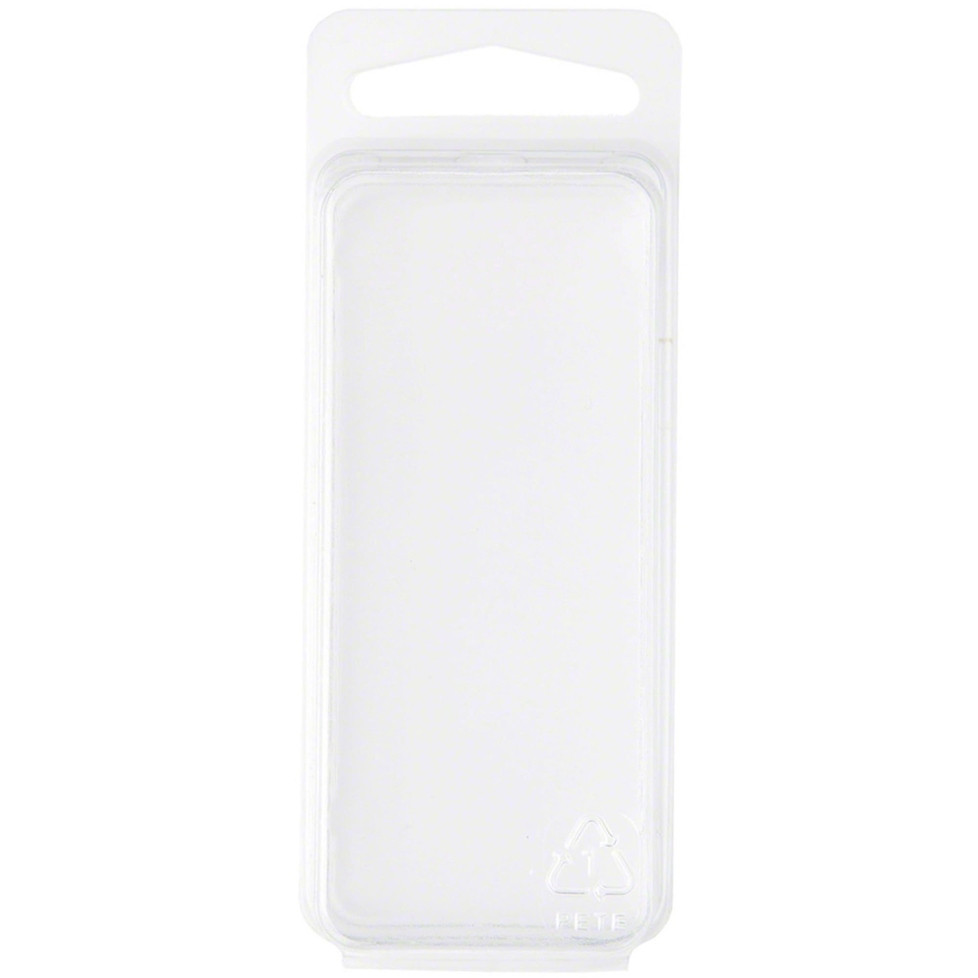 Collecting Warehouse Clear Plastic Clamshell Package / Storage Container, 3.06" H x 1.25" W x 1" D, Pack of 25
