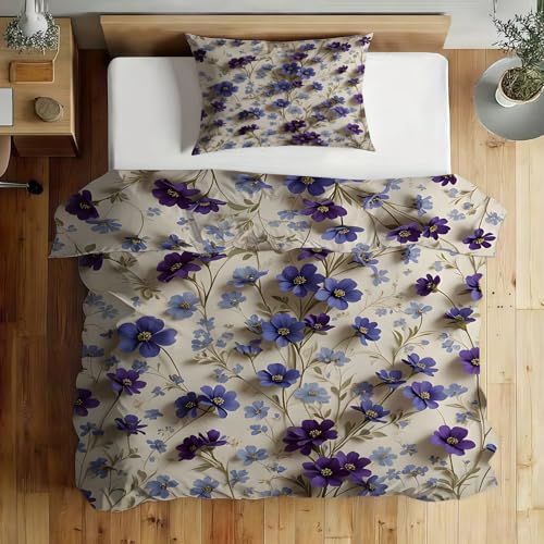 Housse de couette 240x260 branches vertes pour chambre nature