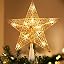 Gold Star Christmas Tree Topper 9