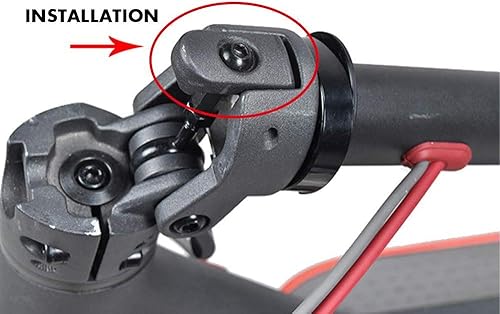 Miniatura 3 de Reemplazo de gancho plegable delantero de aleación para Xiaomi Mijia M365 Scooter eléctrico Hebilla de goma de amortiguación para E-Scooter (4
