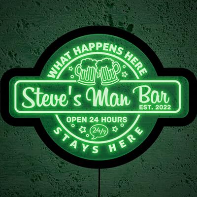 Personalized Neon Sign, Custom Light up Bar Sign, Neon Light for Bar