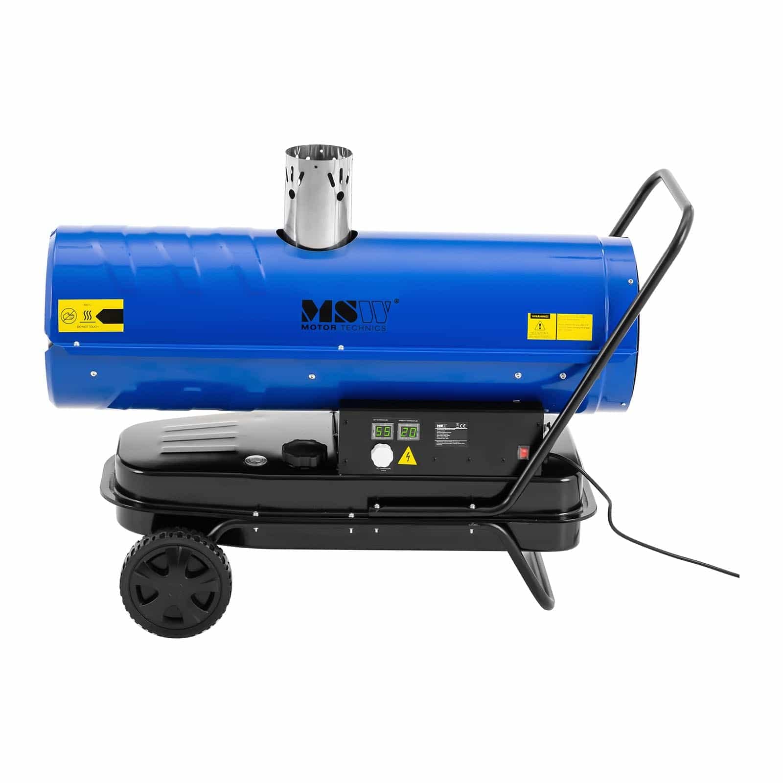 MSW MSW-TW-ET30000 - Cannone di riscaldamento diesel 30000 W, 38 l, 38 l