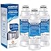 PUREPLUS DA97-17376B Water Filter Replacement for Samsung HAF-QIN, HAF-QIN/EXP, DA97-08006C, RF23M8070SG, RF23M8070SR, RF23M8090SG, RF23M8090SR, RF23M8570SR, RF23M8590SG Refrigerator, 3Pack
