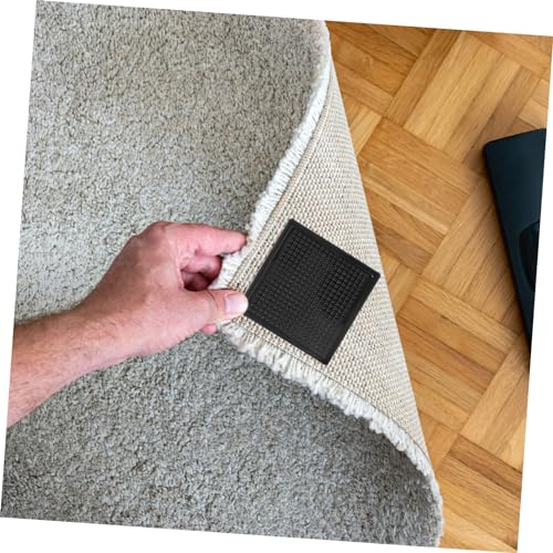 CRAFTHROU 12 Peças Tapetes Adesivos De Carpete Almofadas De Tapete Laváveis ​​Adesivo De Tapete Para