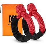 NETTRY Soft Shackle, Soft Shackle Recovery 1/2 Inch X 24 Inch, Synthetic Soft Shackle (55,000lbs...