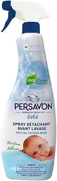 PERSAVON Persavon Bébé Spray Détachant Avant-Lavage