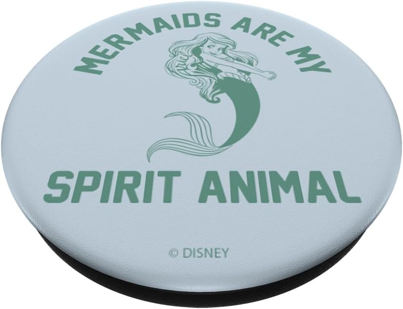 Disney Little Mermaid Ariel Mermaids Are My Spirit Animal PopSockets Standard PopGrip - Image 2