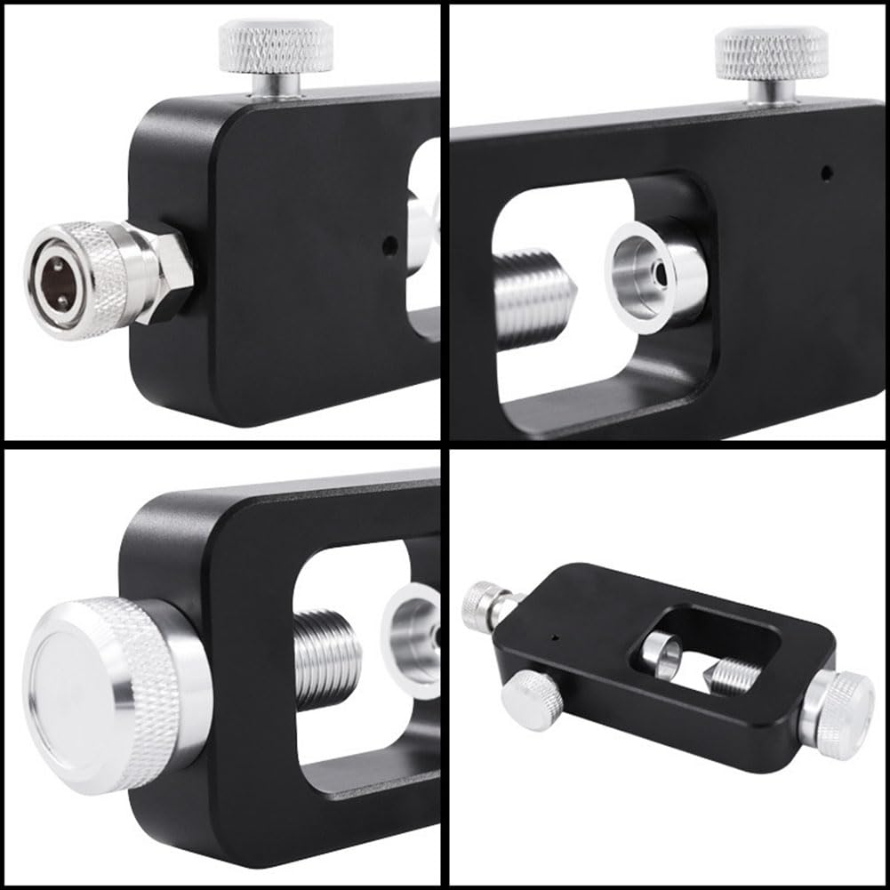 Adaptateur Recharge Réservoirs Plongée - Alliage Aluminium Léger Avec Jauge Pression Et Raccords Rapides 8 Mm