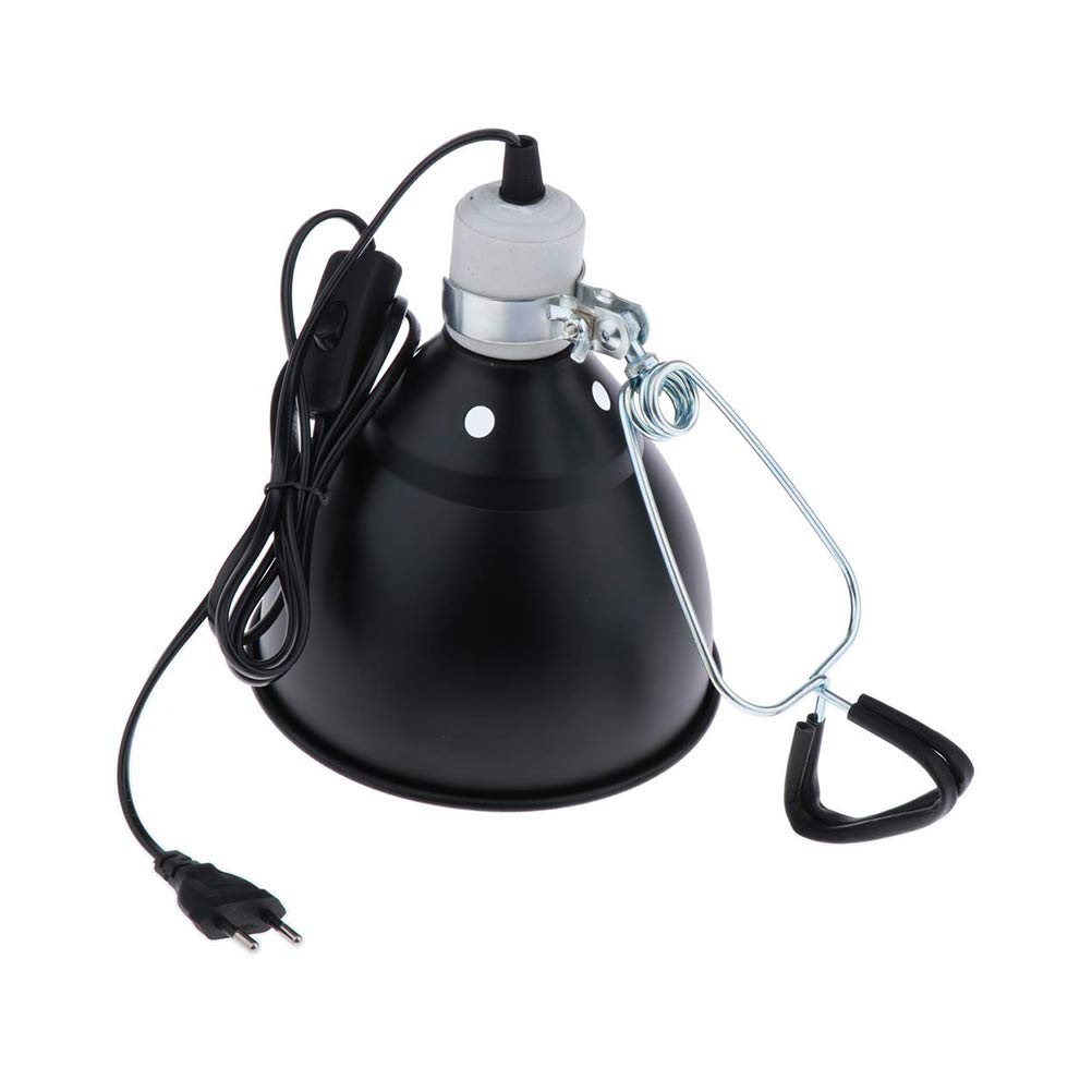 Tortue Lampe chauffante pour terrarium Lampe à pince Abat-jour pour animaux de compagnie Ampoules pour reptiles et lézards