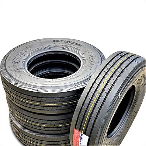 Set of 4 (FOUR) Transeagle ST Radial All Steel Heavy Duty Premium Trailer Radial Tires-ST235/85R16 235/85/16 235/85-16 132/127M Load Range G LRG 14-Ply BSW Black Side Wall Cover