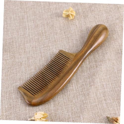 Peine de madera para barba y bigote diseñado para el arreglo personal y definición del vello 7