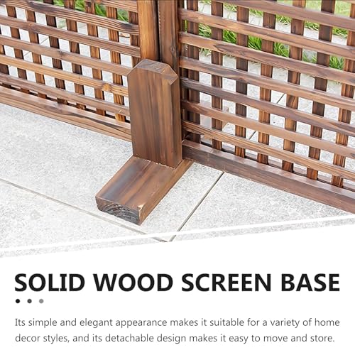 Base divisoria de madera de alta densidad y pieza única para panel divisor 4