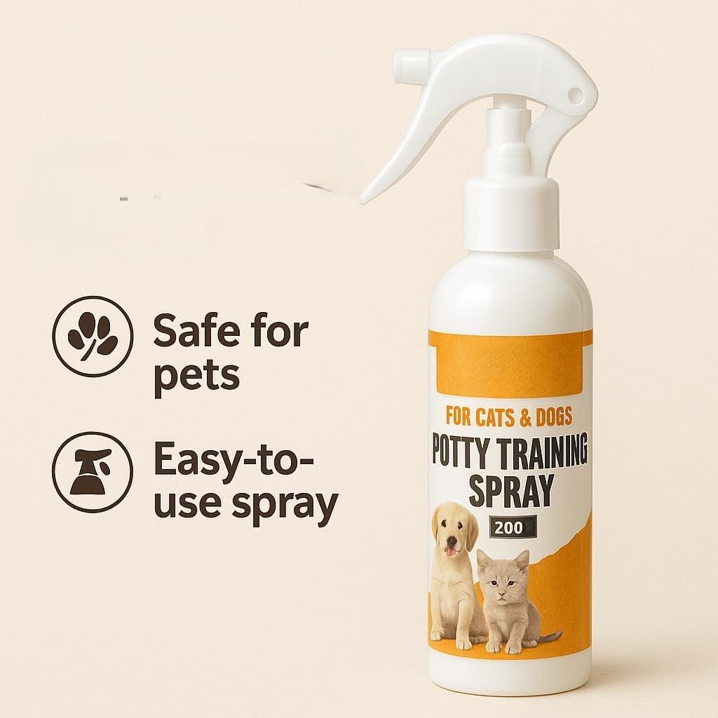 Puppy Training Spray, Lime and Mint Scented Dog Potty Training Aid, 200ml 1