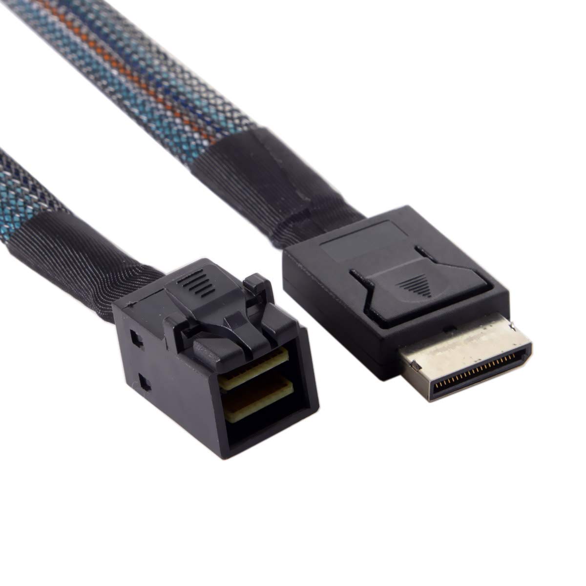OCuLink PCIe PCI-Express SFF-8611 4i vers SFF-8643 Câble de données Active SSD 50 cm