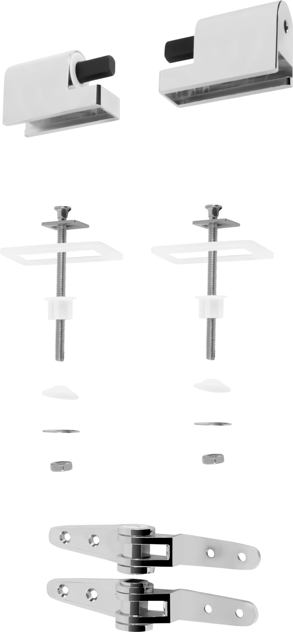 Kit de fixation pour abattant WC Cornat pièces rechange métal TEC365074
