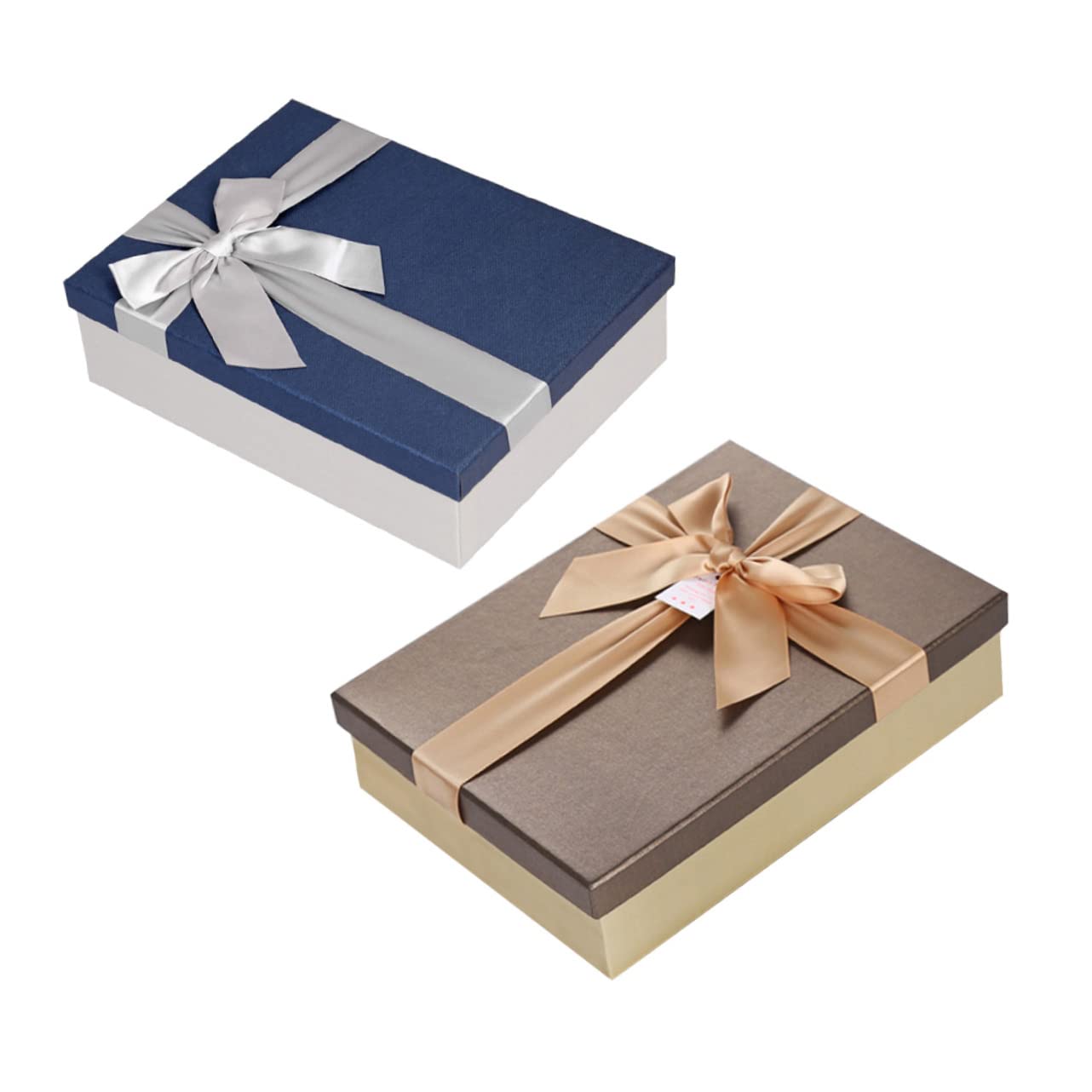 Mobestech 3stücke Rechteckige Geschenkkartons Mit Goldbasis Und Deckel Stilvolle Verpackung Für Kleidung Schals Und s Für Geburtstage Und Besondere Anlässe
