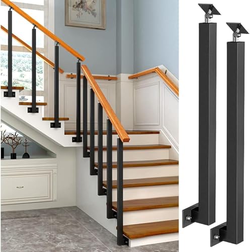 Migliora il tuo spazio con le nostre balaustre per ringhiere in ferro battuto. Realizzate in ferro battuto resistente con un'elegante finitura verniciata a polvere nera, queste robuste balaustre resistono ai graffi e sono costruite per durare. Ogni balaustra supporta fino a 100 kg, fornendo sicurezza e stile per i tuoi progetti. Perfetto per abbellire scale, balconi e varie altre aree.